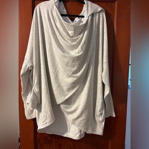 Athleta oversized wrap sweater with hood, super soft and NWT unworn.